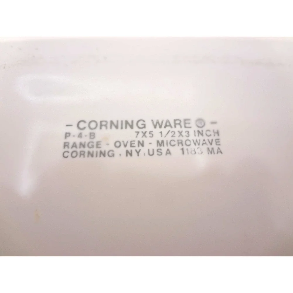 Vintage‎ Corning Ware Spice of Life P-4-B Casserole Dish with Pyrex Lid P-4-C